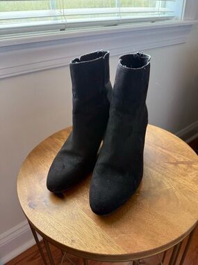 Black Women's Ankle Boots - Sleek Sock Boot Style Old Navy boots